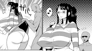 hamiltan, nico robin, one piece, one piece: strong world, highres, !?,  1boy, 1girl, alternate breast size, alternate costume, alternate hairstyle,  ass, bare legs, breasts, clothed female nude male, clothes lift, curvy,  dress,