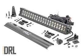 20 Inch Cree Led Light Bar Dual Row Black Series W Amb