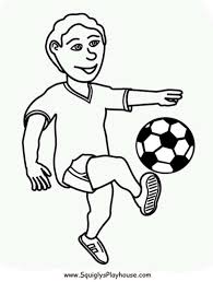 See more ideas about sports coloring pages, coloring pages, coloring pages to print. A Free Coloring Page Of A Boy Playing Soccer Sports Coloring 1303175 Png Images Pngio