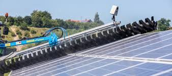 You should not clean your solar panels during the hottest part of the day because the extreme temperature difference between the water and the solar panels may cause the glass to crack. Solar Cleaning For Your Solar Systems Photovoltaic Cleaning Pv Cleaning Sunbrush Mobil