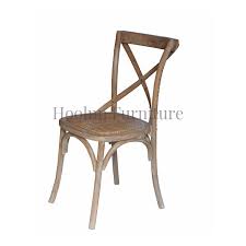 Dining room chairs should fit into your existing home style. Wooden Dining Room Chairs French Style Cross Back Design Ed 024