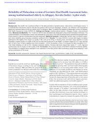 Luckily, these noticeable changes often lead to an earlier diagnosis and are one of the early throat cancer symptoms, according to the american cancer society.if the hoarseness doesn't go away within two weeks, see a doctor. Pdf Reliability Of Malayalam Version Of Geriatric Oral Health Assessment Index Among Institutionalized Elderly In Alleppey Kerala India A Pilot Study