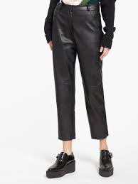 Hailey Faux Leather Straight Leg Trousers Stella Mccartney