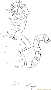 How to coloring king julien. King Julien Xiii Dot To Dot Printable Worksheet Connect The Dots