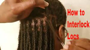 How To Interlock Your Own Hair 2 Point Rotation Youtube Locs Hairstyles Hair Techniques Braiding Your Own Hair