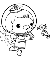 Dashi With Seahorse Page In 2020 Coloring Pages For Kids Coloring Pages Disney Coloring Pages