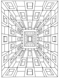 Escher art mc escher reptiles coloring sheets coloring pages lizard craft tesselations animal templates drawing exercises. Mc Escher Relativity Optical Illusions Op Art Adult Coloring Pages