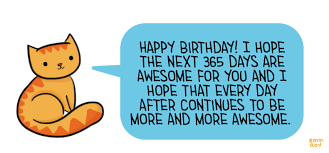 Emm S Positivity Blog Drawing Of An Orange Cat Saying Happy Birthday Free for commercial use no attribution required high quality images. emm s positivity blog drawing of