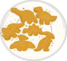 But, i can make an exception for her party. Dino Chicken Nuggets Clipart By The Kindergarten Jardin Amanda Emily