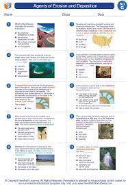 Check Out Our Science Study Guide And Worksheets About Agents Of Erosion And Deposition On Https Newpathwor Science Worksheets Science 7th Grade Science