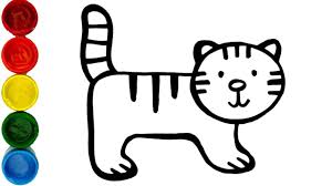 For more drawing tutorials, be sure to subscribe to the doodlekat1 channel:) thanks for watchi. How To Draw A Baby Tiger Easy Cartoon Animals Drawings For Kids Social Useful Stuff Handy Tips