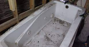 How to remove an old bathtub. How To Remove An Old Bathtub For A Remodel Bathroom Remodeling