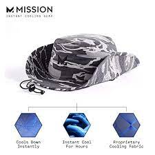Mission Cooling Bucket Hat Upf 50 3 Wide Brim Cools When Wet Matrix Camo Silver Pricepulse
