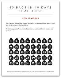 And don't forget to follow along with my progress on instagram and facebook, and you can join in, too using hashtag: 40 Bags In 40 Days The Challenge A Virtuous Woman A Proverbs 31 Ministry