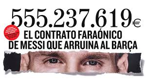 Jun 30, 2021 · para el equipo, pagar su salario anual de $165 millones puede ser un problema. Filtraron En Espana Las Cifras Del Contrato De Lionel Messi En Medio De Una Feroz Interna Politica En Barcelona Infobae