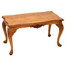 53 x 24 x 16.5. Antique Queen Anne Style Walnut Coffee Table At 1stdibs