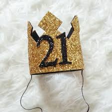 Gold Birthday Crown For Adults Glittery Gold And Black 21st Birthday Crown Adult Birthday Birthday Crown Glitter Crown 21st Birthday Crown Birthday Crown Custom Birthday