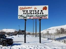 Yakima The Palm Springs Of Washington Washington Yakima Road Signage
