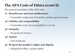 Five Principles Of Apa Fair Treatment Principles Awareness