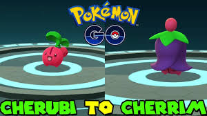 evolve cherubi pokemon go