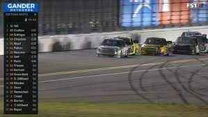 Based on new rules, tag would start 21st on the grid in sunday afternoon's nascar gander rv & outdoors truck series race and would have to patiently work his way to the. Nascar Truck Series 2019 Daytona International Speedway Last Laps Crashes Finish Rnw Racingnewsworldwide Com Your Latest Racing News