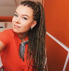 Box Braids White Girl White Girl Braids Box Braids Hairstyles Hair Styles