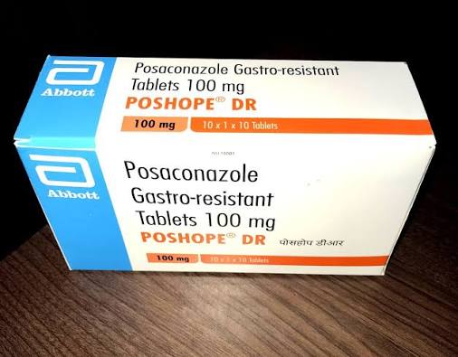 Posaconazole 100mg Tablet at ₹ 1400/strip | Posaconazole Tablet in Kharghar-Navi Mumbai | ID: 2858625808791