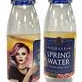 Transparent Cold Foil Water Bottle Label from edale.com
