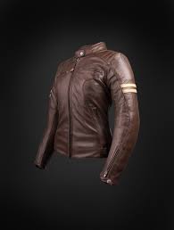 Rocket Motorcycle Jacket Motorcycle Outfit Brown Leather Jacket Motorcycle Jacket