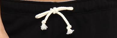 Now even if one end of the string gets pulled, the drawstring won't come uncentered. Sweat Shorts Drawstrings 101