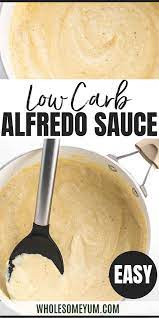 Easy Low Carb Keto Alfredo Sauce Recipe Gluten Free Recipes Alfredo Sauce Recipe Easy Keto Alfredo Sauce