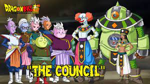 Akm sama • 29 august 2018 • user blog:akm sama. Dragon Ball Super The Council New God Characters Revealed Youtube