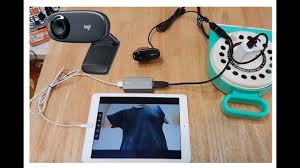 How To Live Streaming Logitech External Webcam With Ios Iphone Ipad Youtube