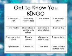 Maybe you would like to learn more about one of these? Get To Know You Bingo School Counseling Game Get To Know You Bingo Getting To Know You School Counseling Games
