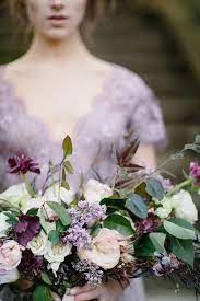 Roses, lilies, orchids, tulips, sunflowers, irises Pale Purple Ombre Wedding Ideas Purple Wedding Bouquets Purple Wedding Flowers Violet Wedding