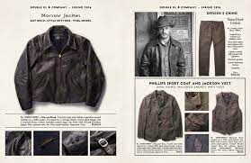 Rrl Released A Online Catalog On Their Us Site See Above How Cool They Presented The First Drop Vintage Men Style Mens Clothing Styles Art Deco Fashion