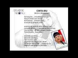 Pada momen hari ibu 2019 kali ini gus mus memposting sebuah puisi berjudul ibu melalui akun twitternya, minggu (22/12) Rampak Naong Cinta Ibu Gus Mus Youtube