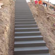 I am unsure of the placement of this landing, size needed, etc. How To Build Stairs Watch Concrete Stairway Construction Video