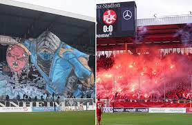 Die aufstellung des spiels zwischen dem 1. Mannheim Kombat Choreo Und Grosse Fck Pyroshows Im Derby Liga3 Online De