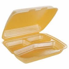 Disposable food service containers made of expanded polystyrene that will be banned under the law include bowls, cartons, hinged clamshell containers, cups, lids, plates, trays, or any other product designed or used to temporarily store or transport prepared foods or beverages, and includes any container generally recognized as designed for single use. Restaurant Food Service Foam Polystyrene Gold Food Box Single Compartment Hb4 25 X Hp4 Business Office Industrial Supplies Caffedeltoro Pl