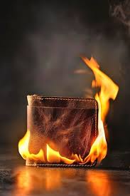 fire Financial and money crisis ...