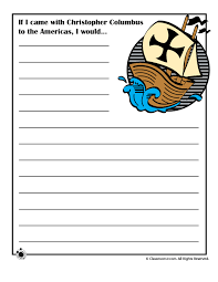 For that, columbus, given the title the ad within the 145 pages of this picture book there are 8 chapters, websites, notes, a glossary, and 21 activities for kids. Columbus Day Creative Writing Prompts For Kids Woo Jr Kids Activities