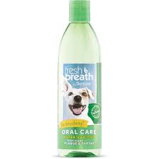 Pet essentials healthy mouth water additive cats. Tropiclean Fresh Breath Water Additive For Dogs Cats Wagtopia