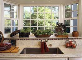 Bay Window With Marble Seal Google Search Kitchen Window Decor Kitchen Bay Window Kitchen Sink Window