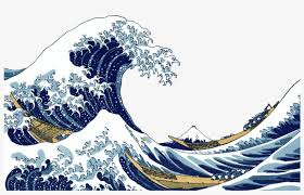 As a result, there are various customs of kakejiku in japan; Shiki Aesthetic Japanese Japan Tokyo Tumblr Ocean Manga Japanese Wave Transparent Png 900x580 Free Download On Nicepng