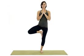 Work Your Core With Standing Balance Yoga Poses Tree Pose Vrksasana Yoga Poses For Men Yoga Poses Standing Yoga Poses