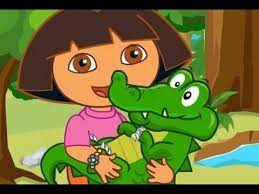 كرتون دورا تمساح دورا الصغير العاب كرتون للاطفال كاملة fun games for girls dora games games for girls