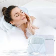 Inflatable baby bathtub,oif portable kid infant toddler thick soft cushion air swimming pool central seat. Generic Gugusure Bath Pillow For Tub Bathtub Pillows For Neck Shoulder And Head Support Upgraded 5d Air Mesh Spa Bath Pillows With 6