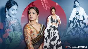 Bigg Boss 14 Hina Khan Weaves Magic With Her Style Lifestyle News The Indian Express Hina khan is a great fan of monochrome dresses and her instagram account is proof. bigg boss 14 hina khan weaves magic