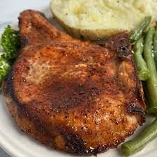 Oven Baked Bone In Pork Chops Recipeteacher Recipe Pork Chop Recipes Baked Baked Bbq Pork Chops Best Baked Pork Chops